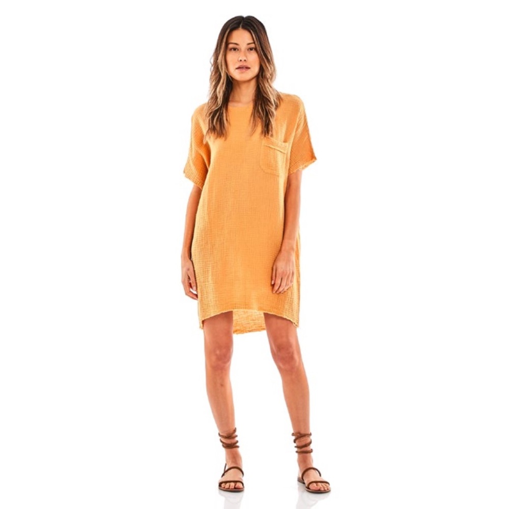 On the Road Honey Mustard Mini Dress